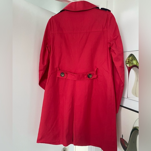 NWT Boden Red Trench Coat - Picture 3 of 7